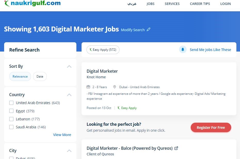 Digital Marketer Jobs