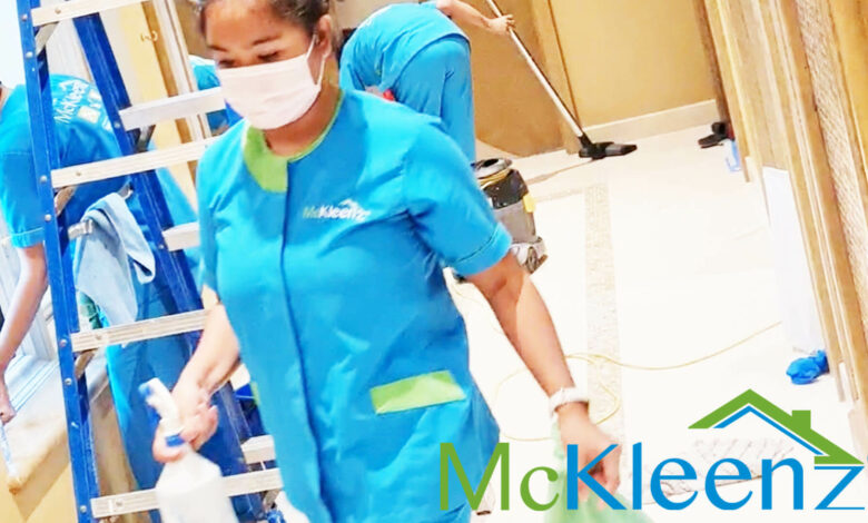 McKleenz performing Deep Cleaning Services in Dubai